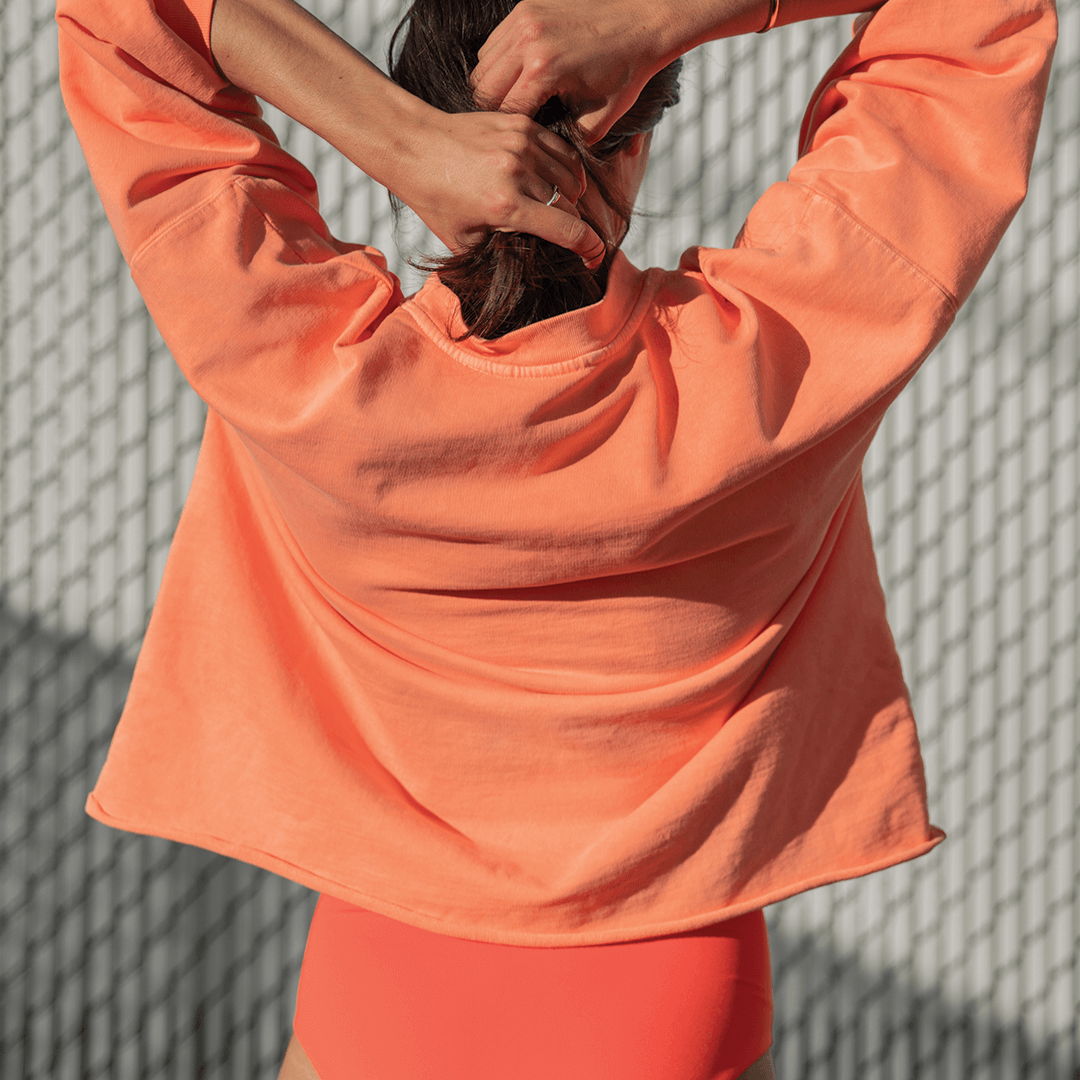 Sports & Rec Sweatshirt - Aperol + Hi Tide Bottom - Aperol