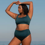 Top Shelf - Deep End (Size XL, 36DD) + Hi Tide Bottoms - Deep End (Size XXL)